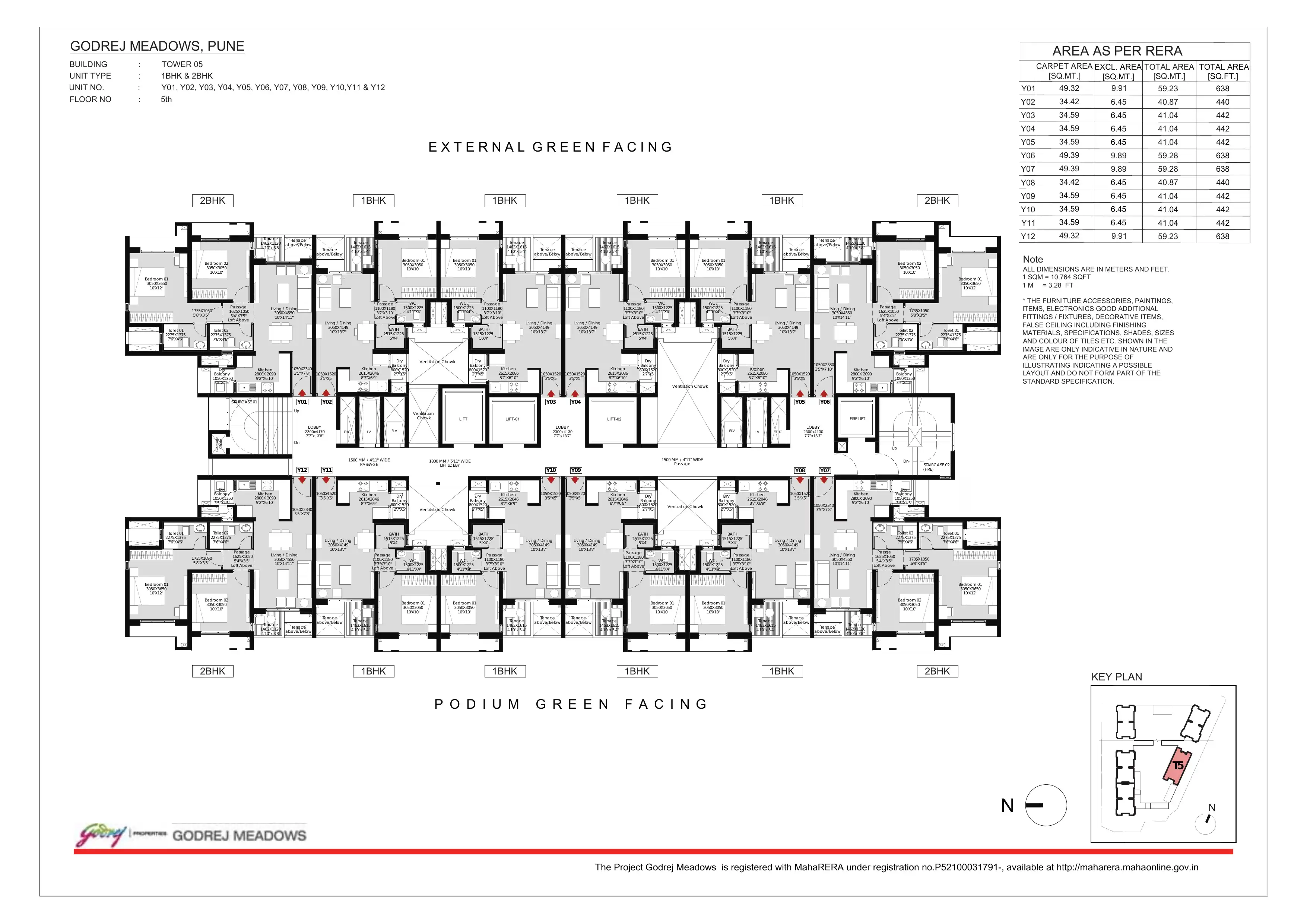 Godrej Meadows Floor plan 4